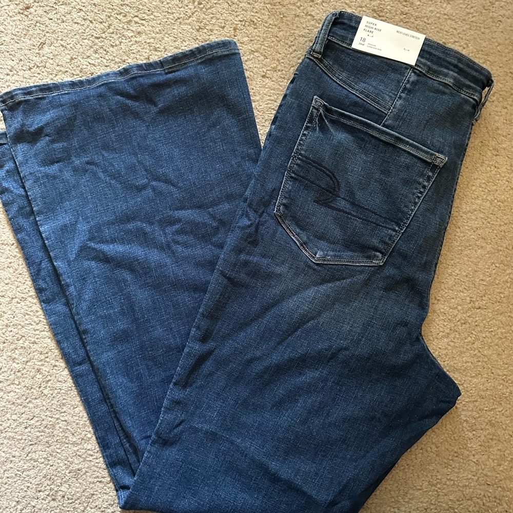American Eagle Super High Rise Flare